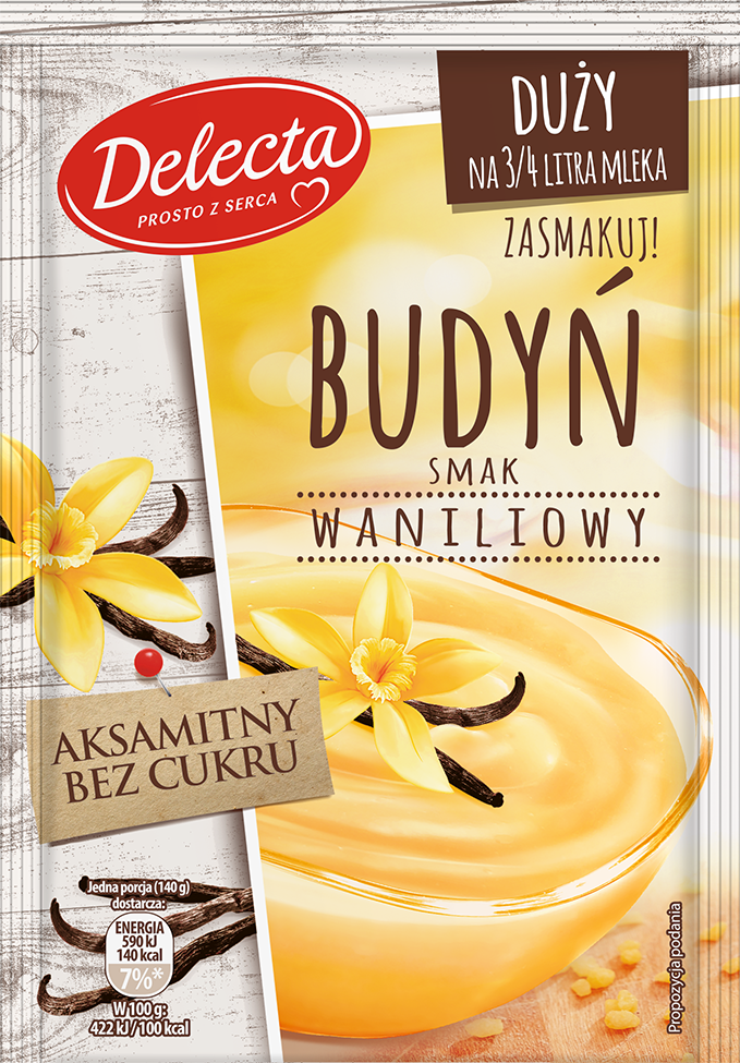 VANILLA PUDDING BUDYN WANILIOWY DELECTA