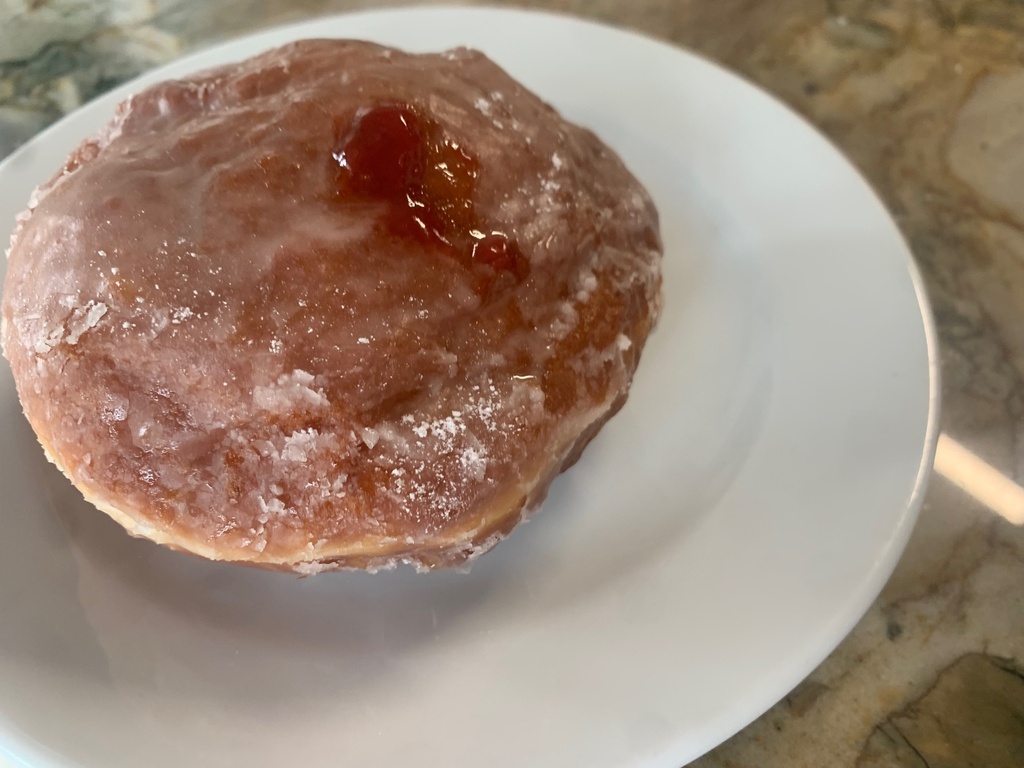 Donut Raspberry Jam Glazed