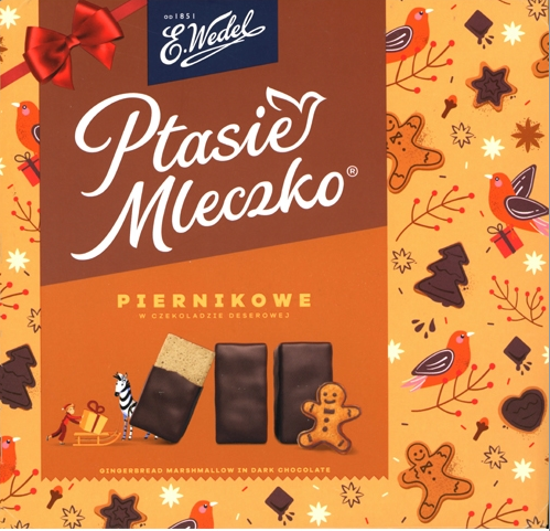 PTASIE MLECZKO PIERNIKOWE WEDEL380G