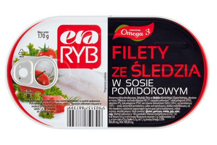 FILETY ZE SLEDZIA ERA RYB170G